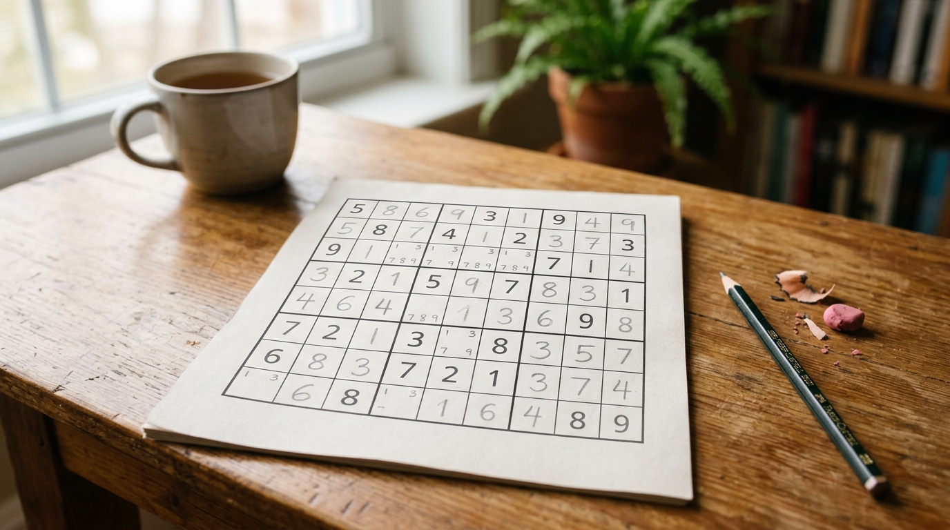 medium sudoku candidate pairs illustration for Sudoku Medium